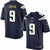 Nike Men & Women & Youth Chargers #9 Novak Navy Blue Team Color Game Jersey,baseball caps,new era cap wholesale,wholesale hats